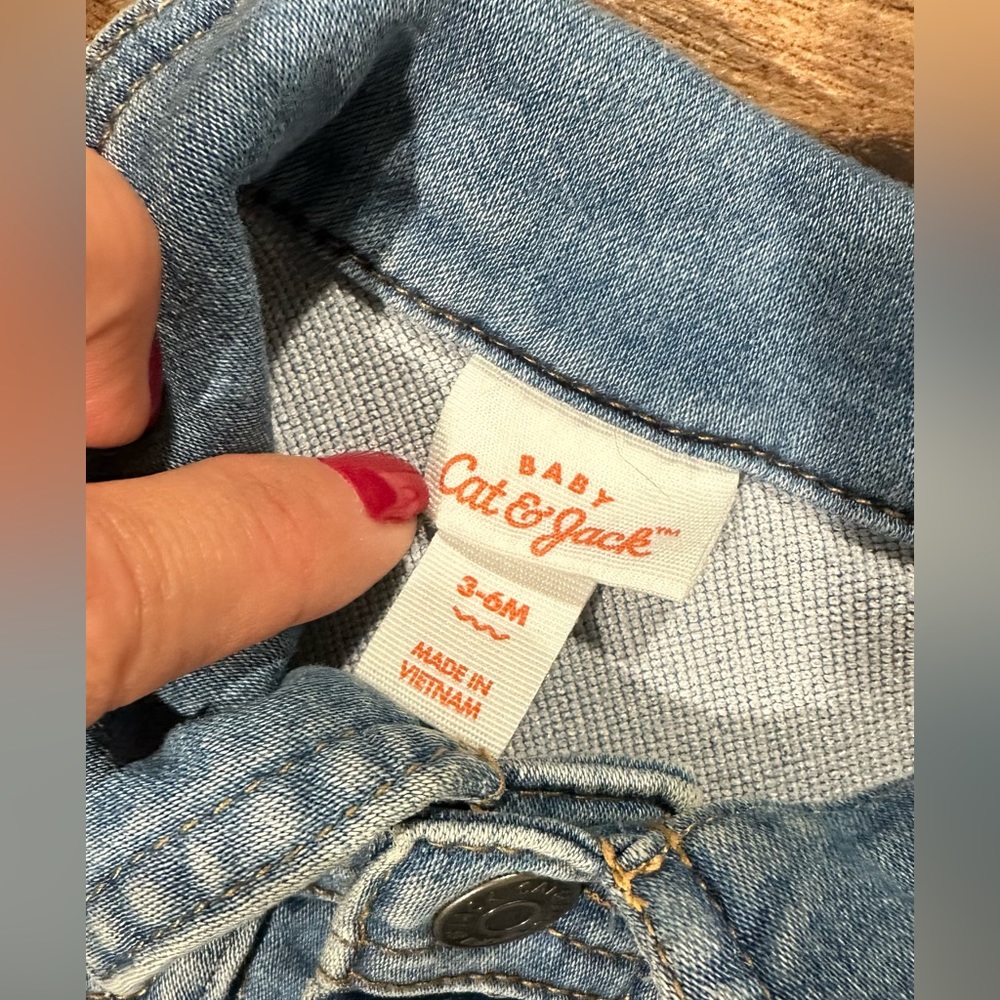 Cat & Jack Baby Denim Jacket - Picture 2 of 3